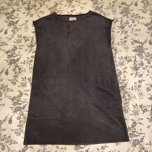 Wilfred free vegan faux suede dress with pockets xxs